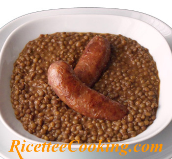 Salsicce e lenticchie